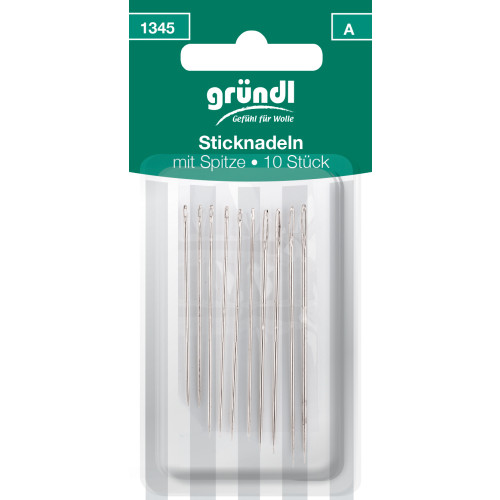 Gründl Sticknadel mit Spitze