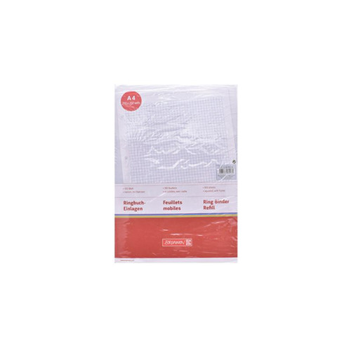 Brunnen Ringbucheinlage kariert mit Rahmen