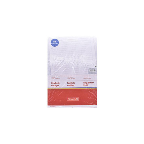 Brunnen Ringbucheinlage liniert mit Rahmen